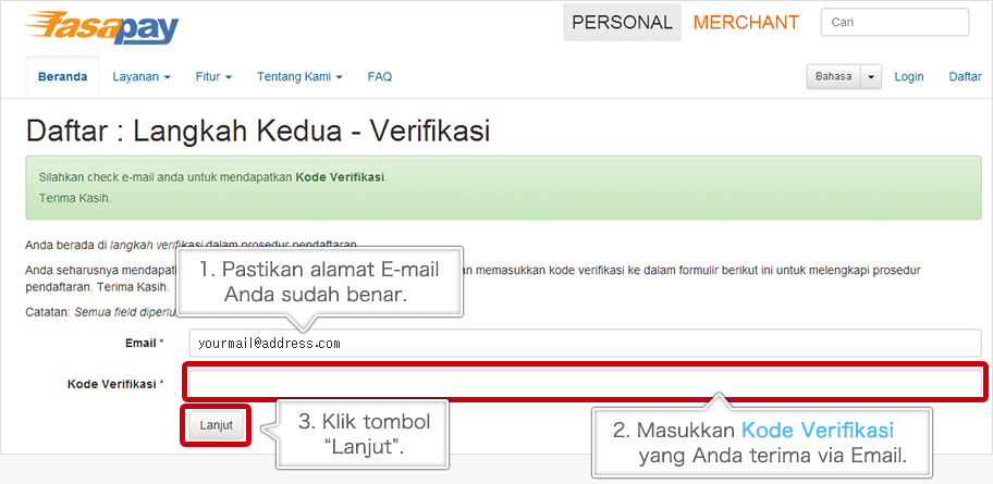 Verifikasi Email