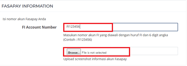 Fasapay Information